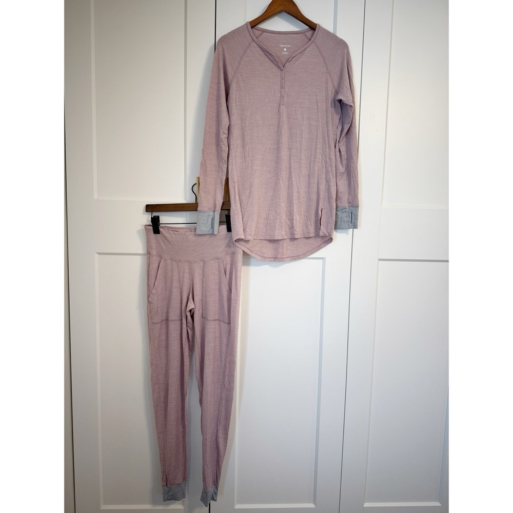 Dagsmejan Women’s Small NattWarm Pajama Set Top Pants Long Sleeve
